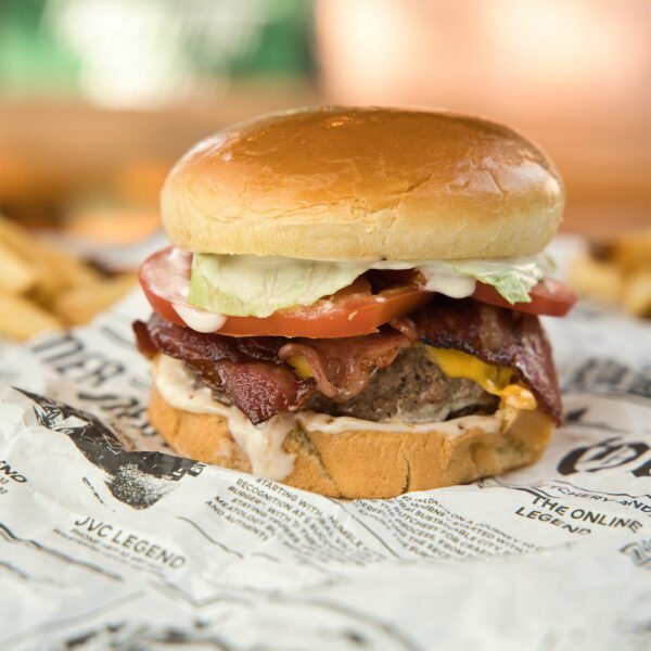 Cheesy Cheese Beef Burger